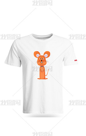 卡通可爱老鼠服装时尚印花短袖T恤