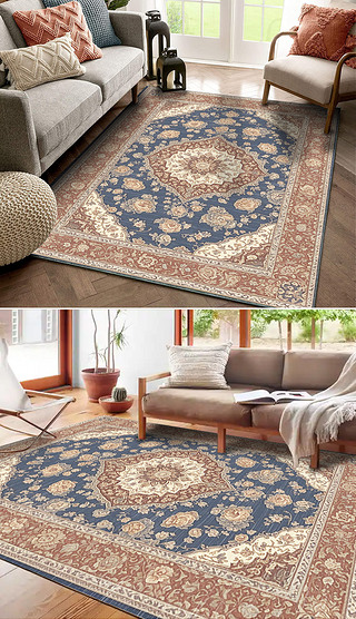 欧式古典提花土耳其复古波斯地垫异域地毯