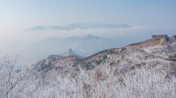 长城雪景