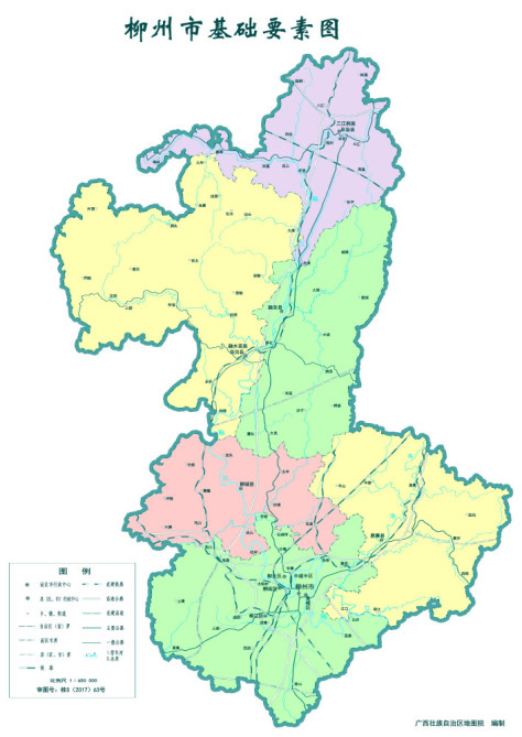  柳州市标准地图（要素版）