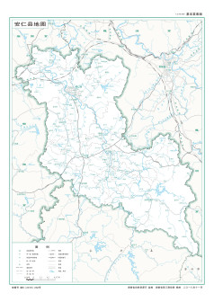 安仁县标准地图
