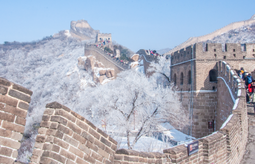 长城雪景