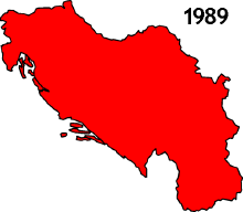 前南斯拉夫领土变化