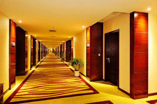 酒店楼层走廊
