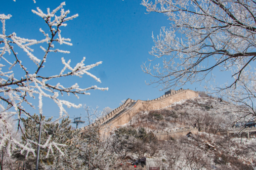 长城雪景