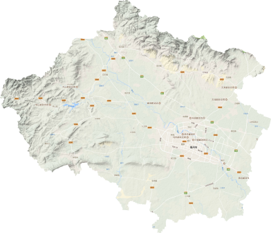 禹州市地形图高清版大图