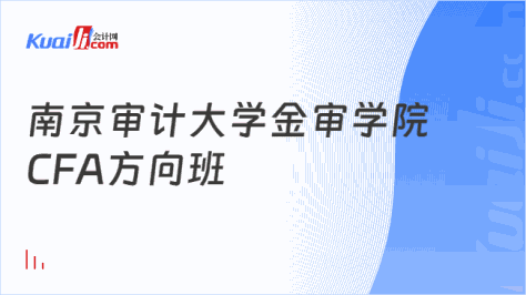 南京审计大学金审学院\nCFA方向班