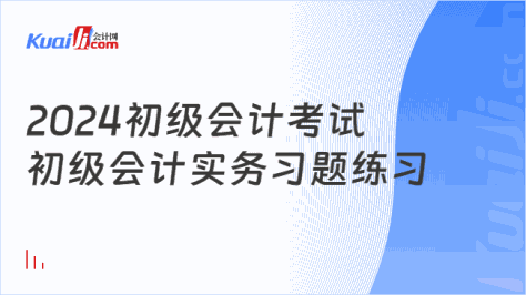 2024初级会计考试\n初级会计实务习题练习