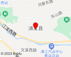 浦江旅游地图