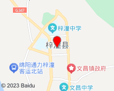 梓潼旅游地图