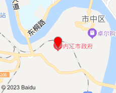 内江旅游地图