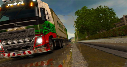 模拟驾驶货车