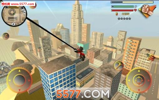 火柴人绳索英雄2(移动射击)stickman rope hero 2截图1