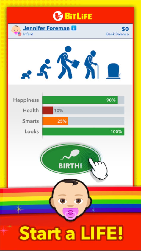 控制人生小游戏(BitLife)