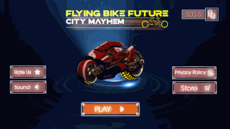 Flying Bike Future City Mayhem(未来混乱城市飞车官方版)1.1安卓版截图3