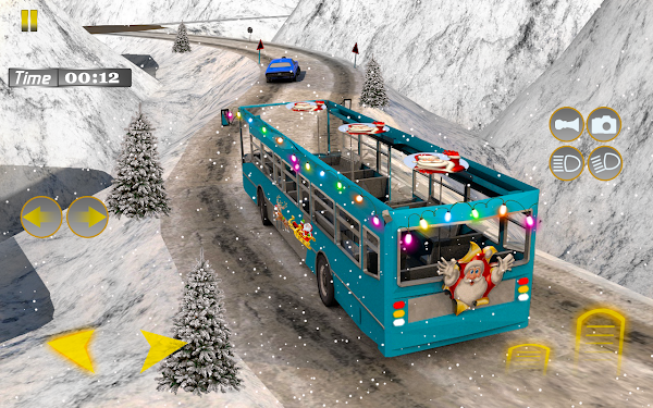 Offroad Snow Bus(圣诞雪巴士驾驶员2021官方版)1.0手机版截图0