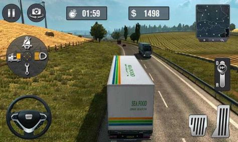 Cargo Truck Transport Simulator - Long Truck Euro(货运卡车运输模拟器无限金币版)1.01安卓版截图0