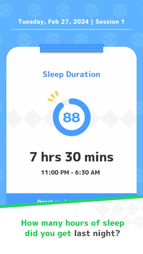 宝可梦睡眠app最新版(Pokémon Sleep)1.9.0安卓版截图0