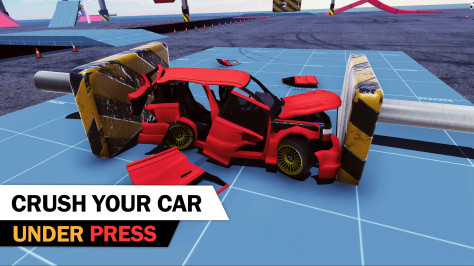 特技车撞车模拟器最新版(Stunt Car Crash Simulator)1.0.2安卓版截图1