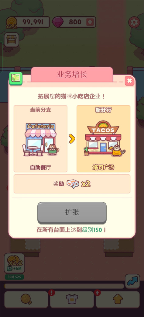 猫咪小吃店中文版汉化版(Snack Bar)1.0.122安卓版截图0