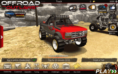 亡命越野无限金币版最新版2024(Offroad Outlaws)6.6.9安卓版截图3