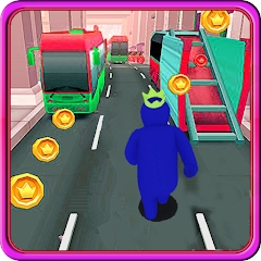 彩虹朋友地铁跑酷官方版(Rainbow Friends Subway Run)v1.0 安卓版