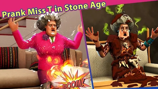 恐怖老师3D石器时代官方版(Scary Teacher 3D Stone Age)v2.9.7 最新版