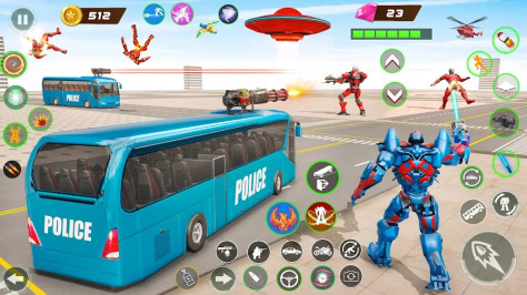 公交机器人变身大战官方版Police Bus Robotv10.2.6 最新版