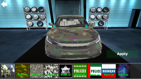 汽车模拟器城市驾驶游戏(Car Simulator Civic)v1.8 最新版