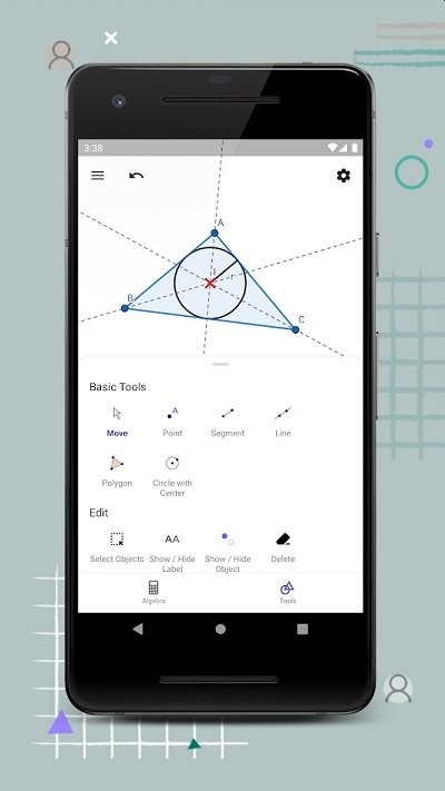 geogebra几何计算器(geometry) v5.2.819.0 安卓中文版 1