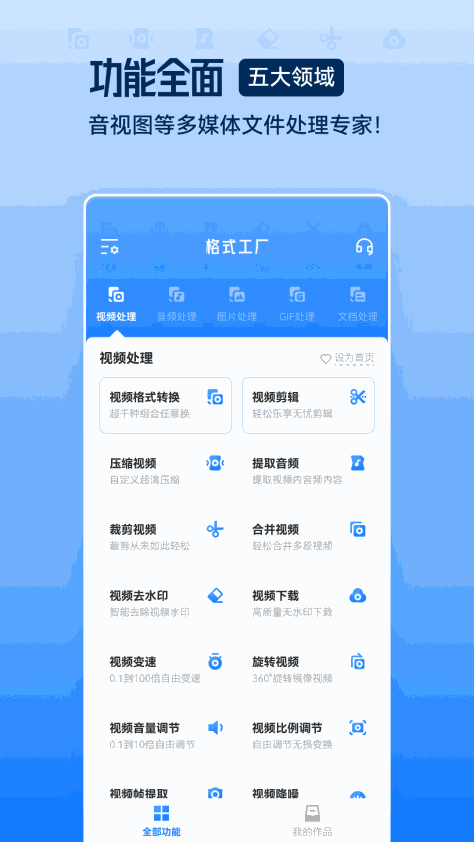格式工厂手机版(视频音频图片格式转换) v6.3.0 官方安卓版 4