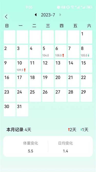 享瘦体重记录 v6.5.7 安卓版 2