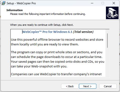 WebCopier Pro(离线浏览器工具) v6.1 最新版 2