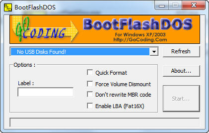 u盘DOS启动盘制作工具(BootFlashDos) 绿色版 0