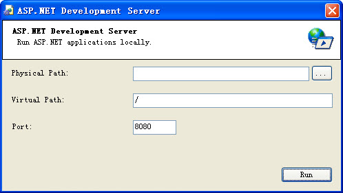 Asp.net服务器(Asp.net Development Server) 绿色版 0