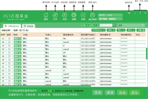 iis7远程桌面管理