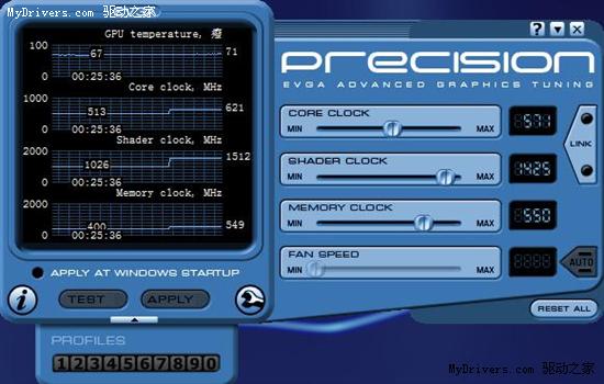 NVIDIA显卡超频工具(EVGA Precision) v4.0.0 官方版 1
