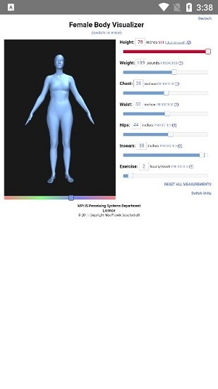 bodyvisualizer身材模拟器 v3.1.5 官方安卓版 1