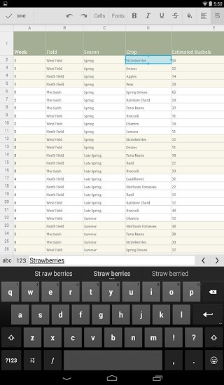 google sheets apk v1.21.322.01.40 安卓版 3