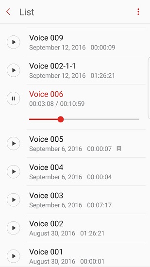 三星手机原装录音机voice recorder软件 v21.3.00.36 安卓版 3