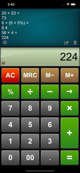 高清计算器免费版 v7.3 苹果版 0