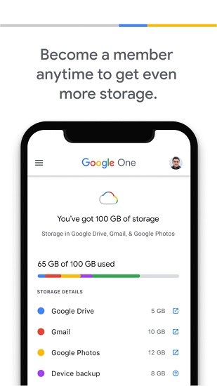 谷歌google one云储存 v1.127.413189350 安卓版 3