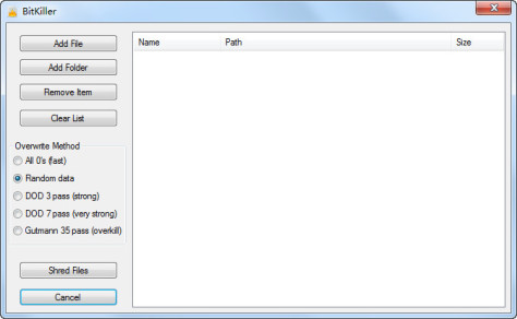 文件粉碎机(BitKiller) v1.3 绿色版 0