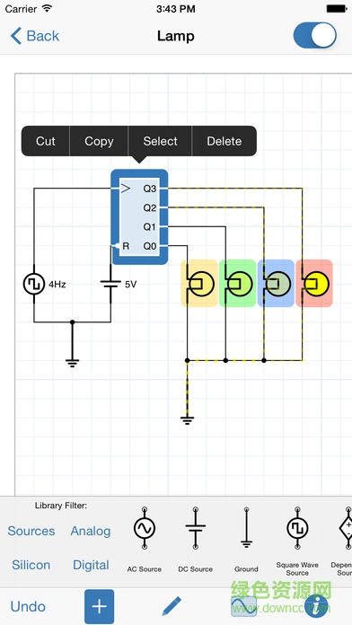 电子电路仿真和设计app(iCircuit) v1.8 安卓版 2