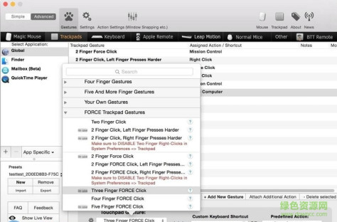 BetterTouchTool for mac(触摸板手势设置) v2.2.8 中文免费版 0