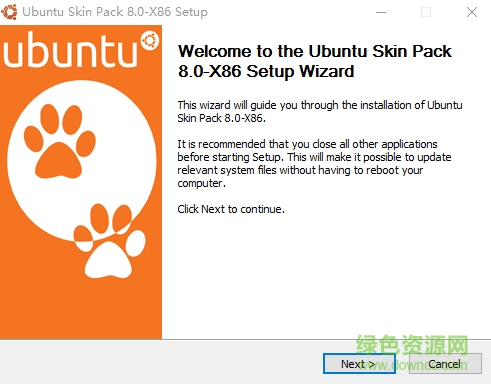ubuntu skin pack 12