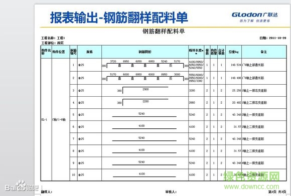 广联达钢筋翻样软件GFY2017  0