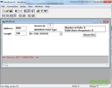 modbus调试精灵(modscan32) v8.A00 汉化免费版 0