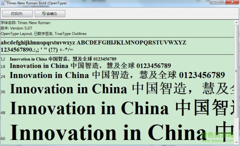 times new roman bold粗体 ttf版 0
