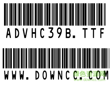advhc39b.ttf字体